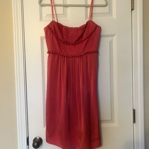 NWT BCBG Peach Strapless Cocktail dress Size 6